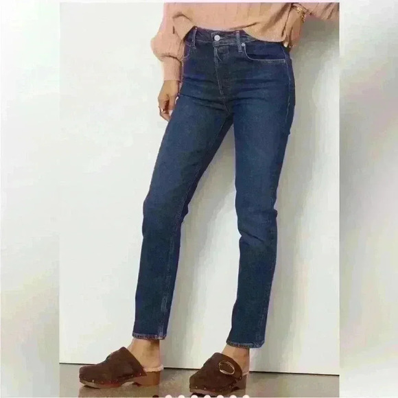 Agolde Dark Wash Jeans Size 26 - Picture 1 of 11